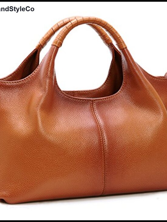 Handbags - Genuine Leather Satchel Crossbody Shoulder Bag Hobo Tote Purse